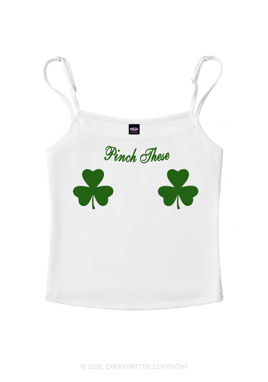 Pinch These St Patricks Y2K Spaghetti Strap Cami Cherrykitten