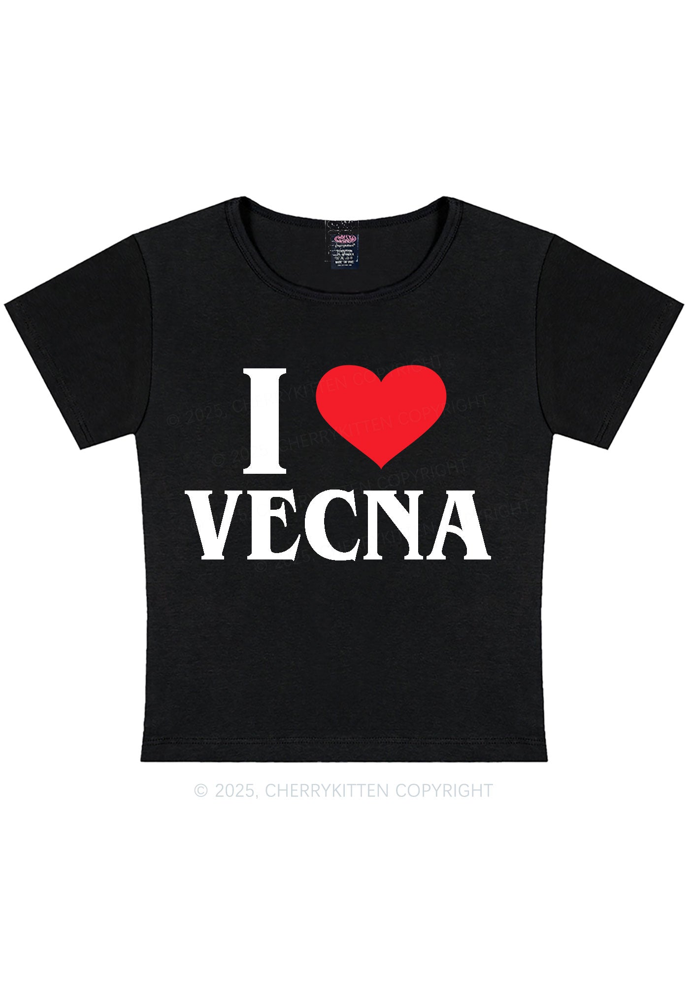 I Love VN Y2K Baby Tee Cherrykitten