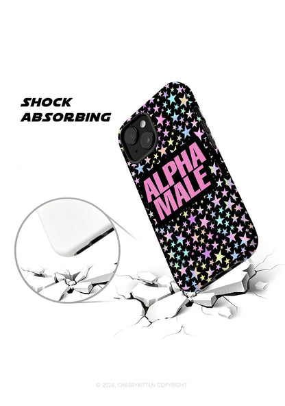 Black Alpha Male Pride Y2K Phone Case Cherrykitten
