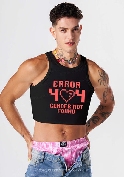 Gender Not Found Pride Y2K Crop Tank Top Cherrykitten