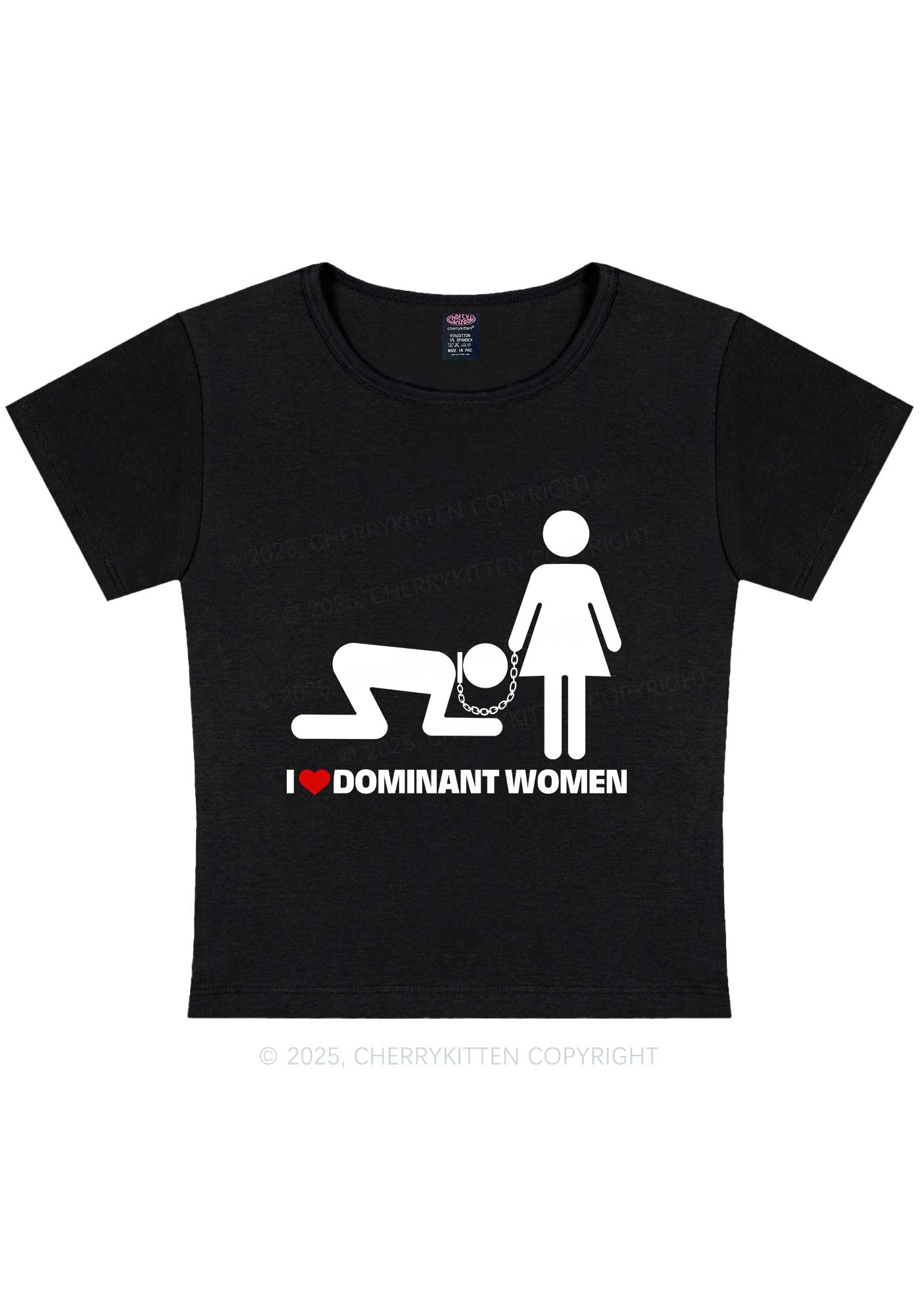 Love D Women Pride Y2K Baby Tee Cherrykitten