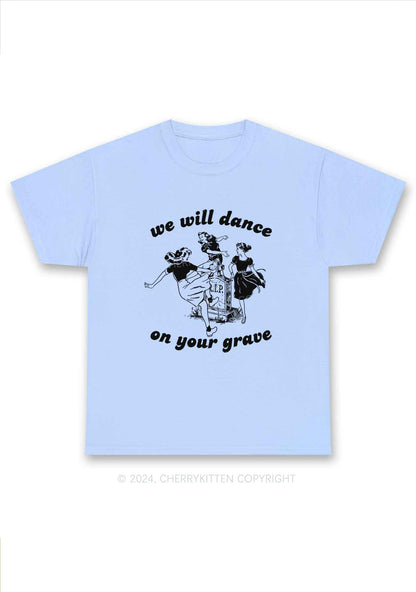 Dance On Your Grave Y2K Chunky Shirt Cherrykitten