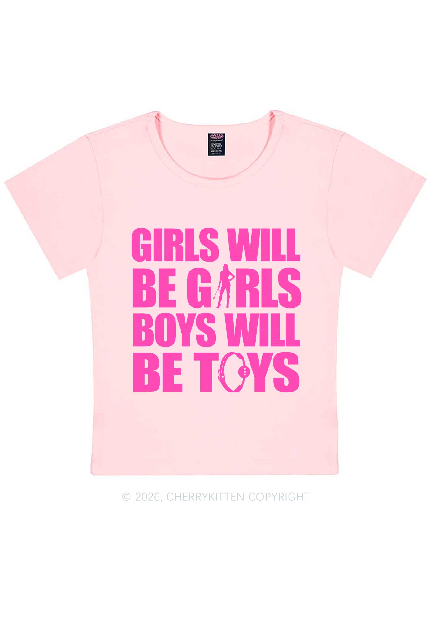 Girls Toys Y2K Baby Tee Cherrykitten