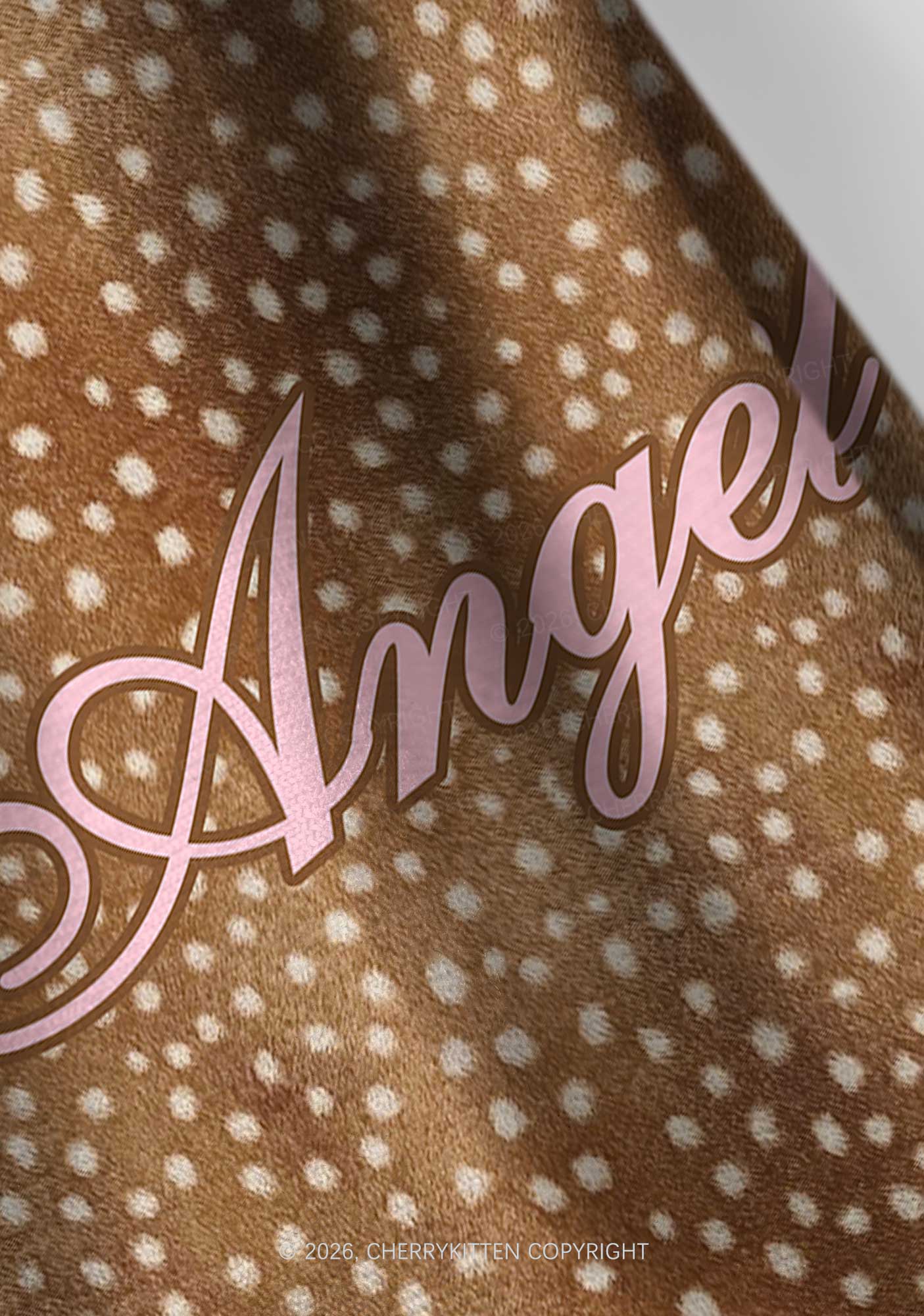 Angel Deer Spots Y2K Beach Towel Cherrykitten