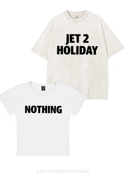 Jet Holiday Nothing Y2K Valentine's Day Couple Shirt Cherrykitten
