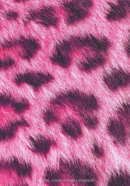 Pink Leopard Y2K Print Bikini Set Cherrykitten