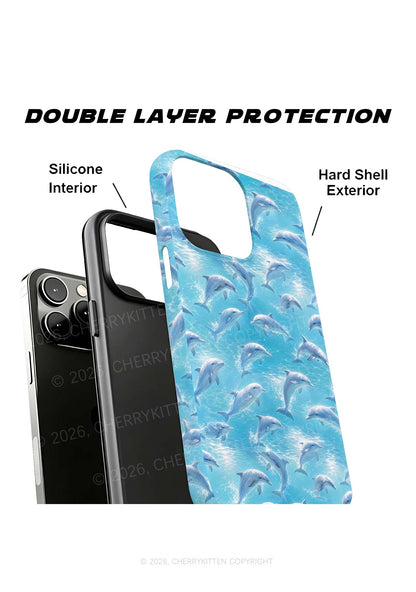Blue Dolphin Y2K Phone Case Cherrykitten