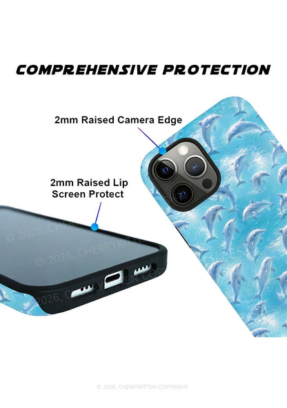 Blue Dolphin Y2K Phone Case Cherrykitten