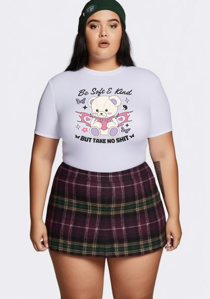 Curvy Be Soft And Kind Baby Tee