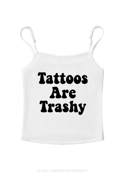 Tattoos Are Trashy Y2K Spaghetti Strap Cami Cherrykitten