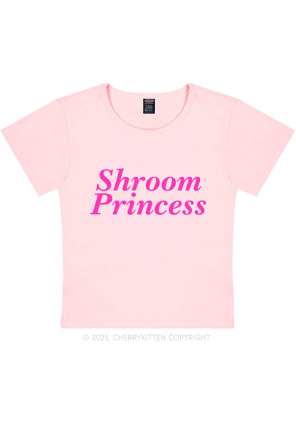 Shroom Princess Y2K Baby Tee Cherrykitten
