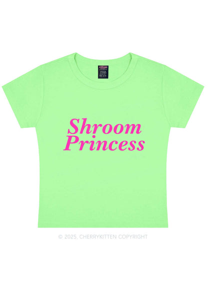 Shroom Princess Y2K Baby Tee Cherrykitten