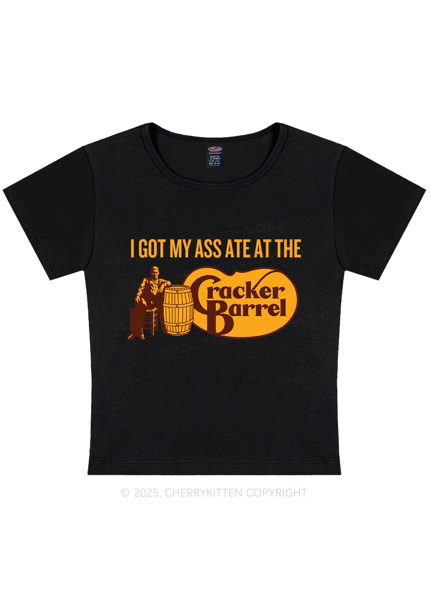 Got My Axx Ate Y2K Baby Tee Cherrykitten