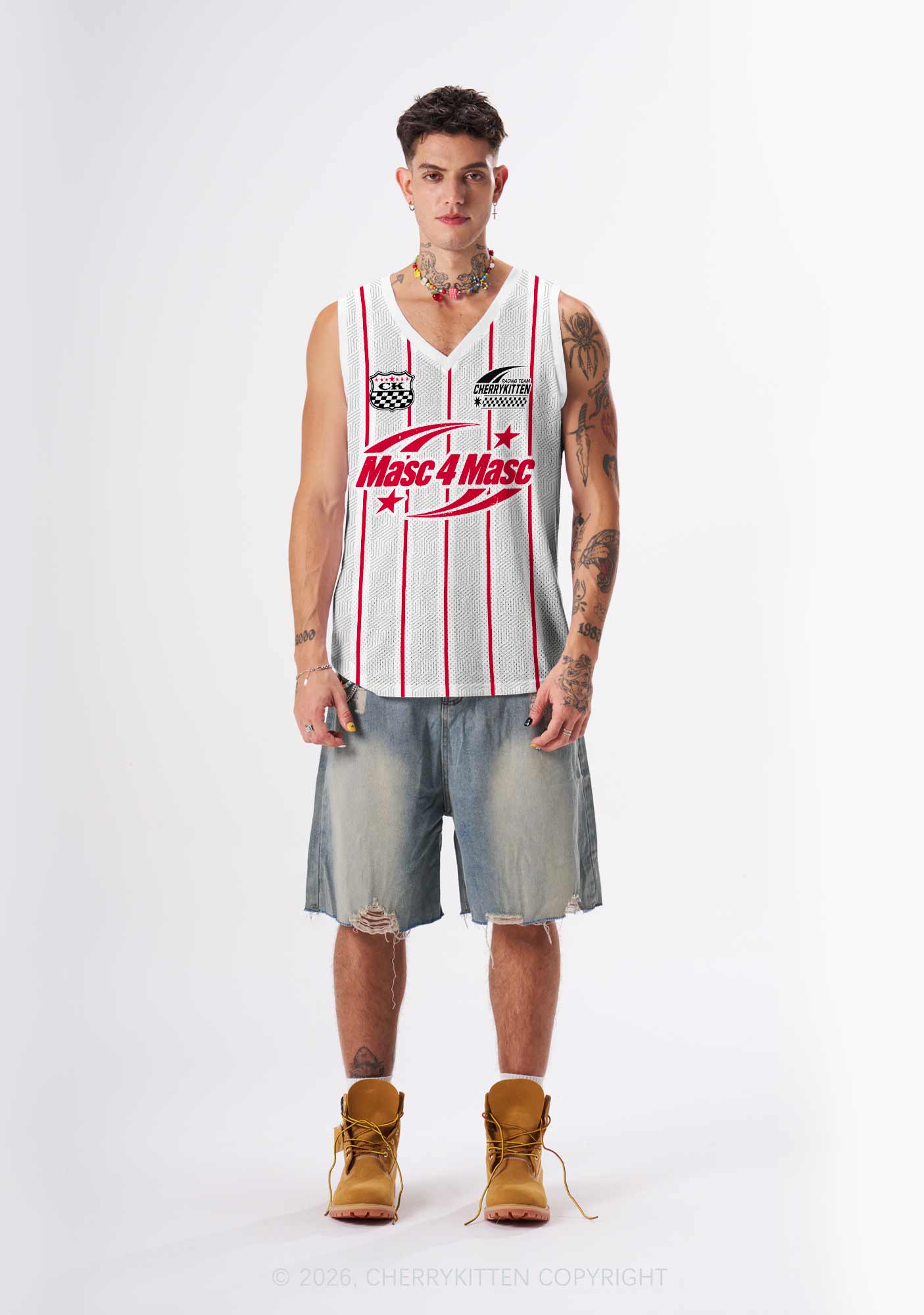 Masc For Masc Pride Y2K Sport Jersey Tank Cherrykitten