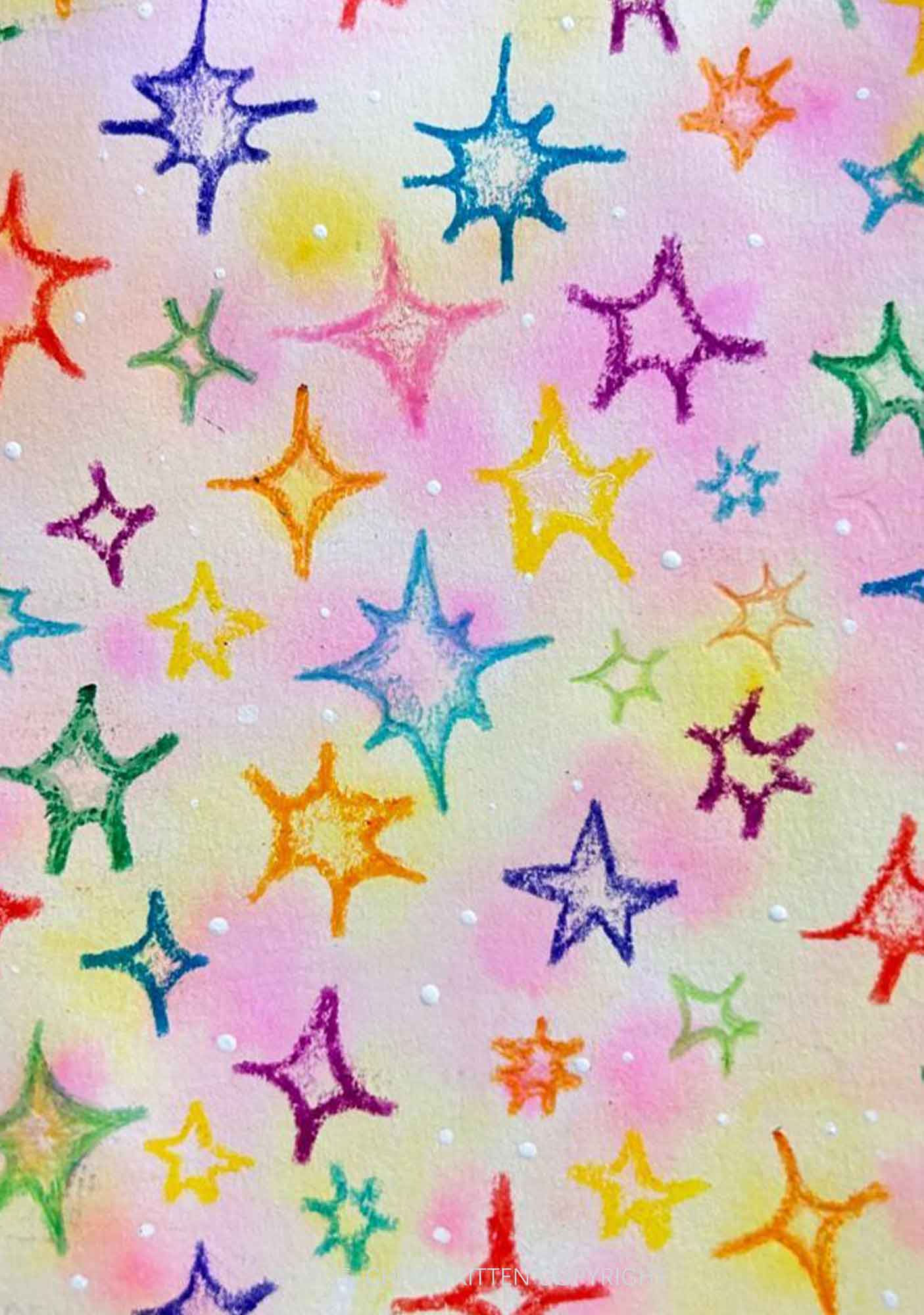 Rainbow Starburst Y2K Print Bikini Set Cherrykitten