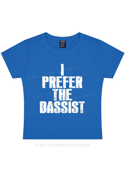 I Prefer The Bassist Y2K Baby Tee Cherrykitten