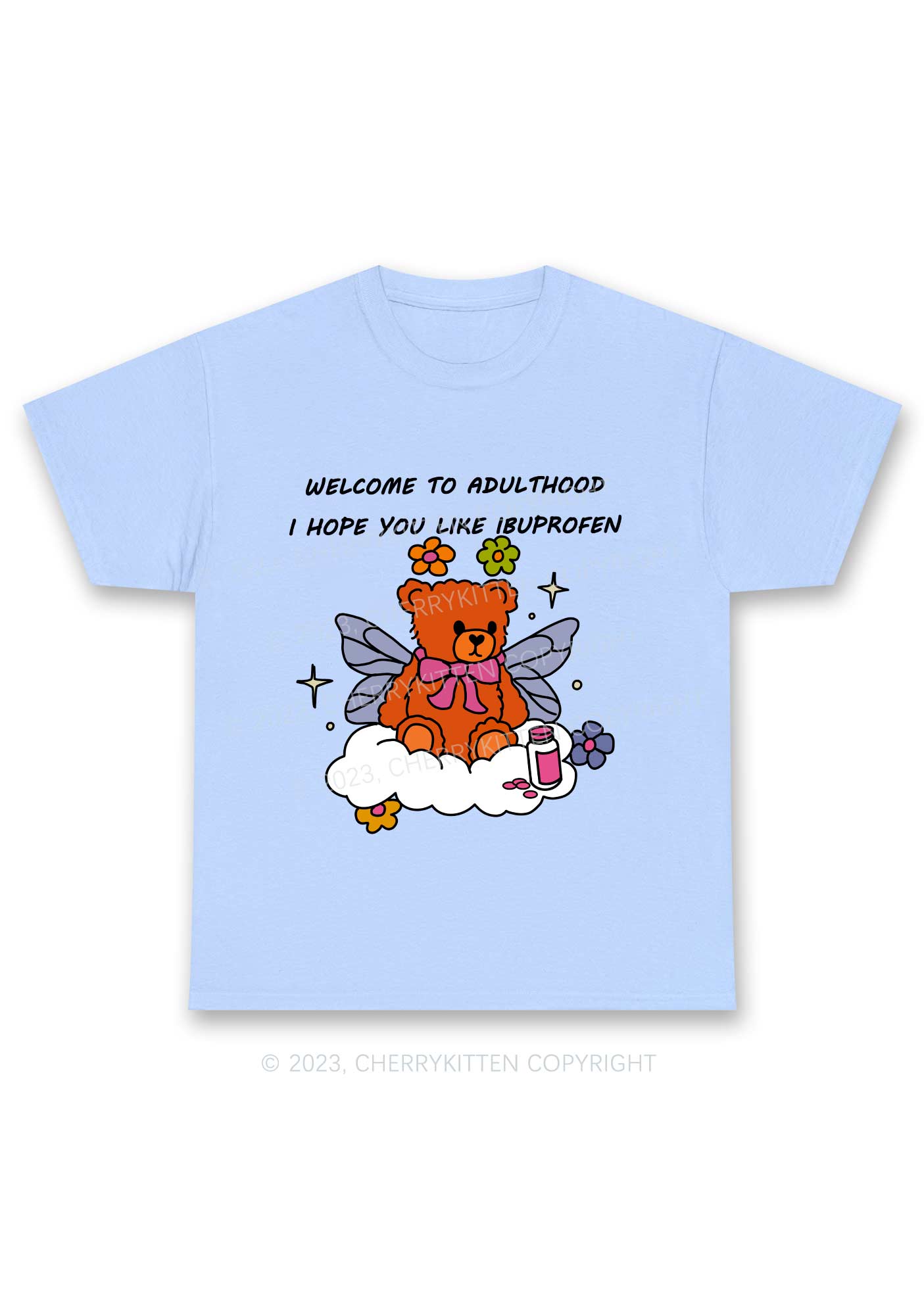 Welcome To Adulthood Y2K Chunky Shirt Cherrykitten
