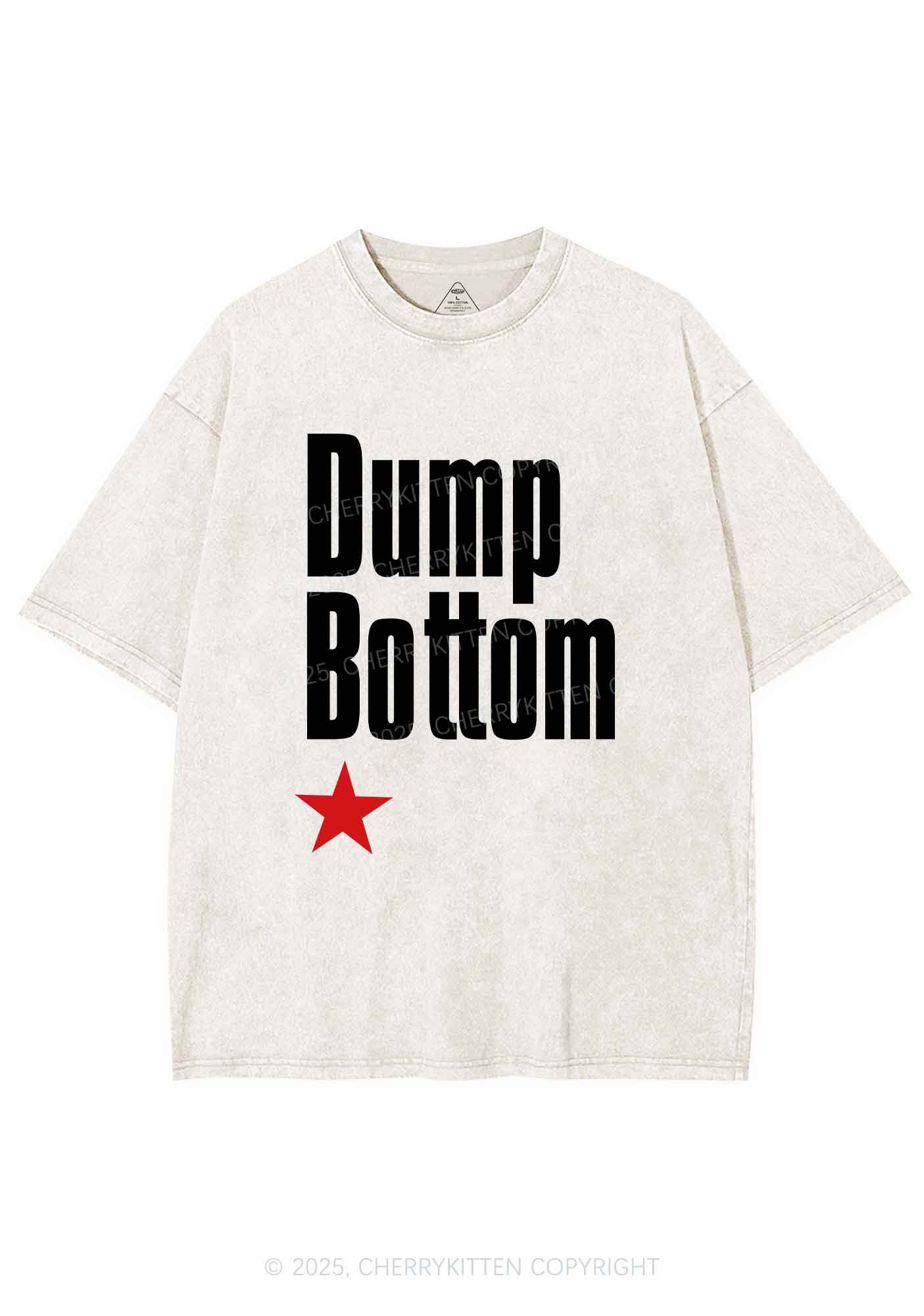 Dump Bottom Pride Y2K Shirts Washed Tee Cherrykitten