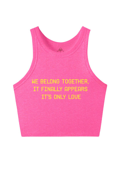 We Belong Together Y2K Crop Tank Top Cherrykitten