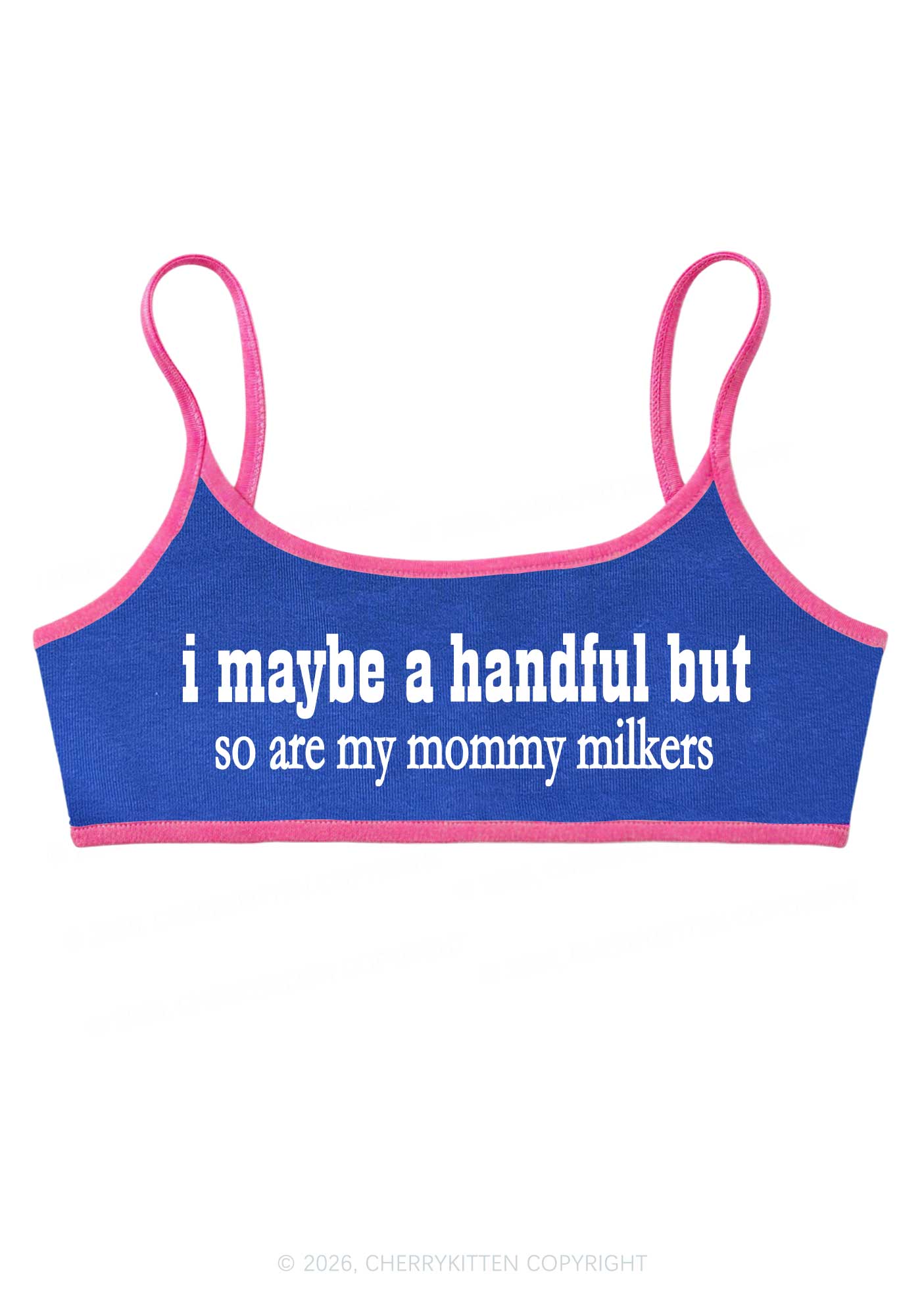 Handful Mommy Milkers Y2K Super Crop Cami Cherrykitten