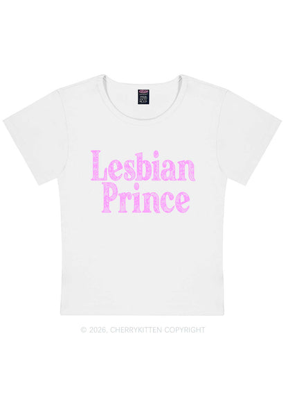 Lesbian Prince Pride Y2K Baby Tee Cherrykitten