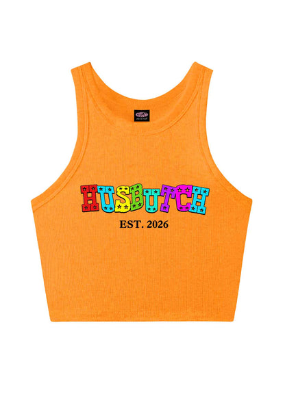 Custom Year Rainbow Husbutch Pride Y2K Crop Tank Top Cherrykitten