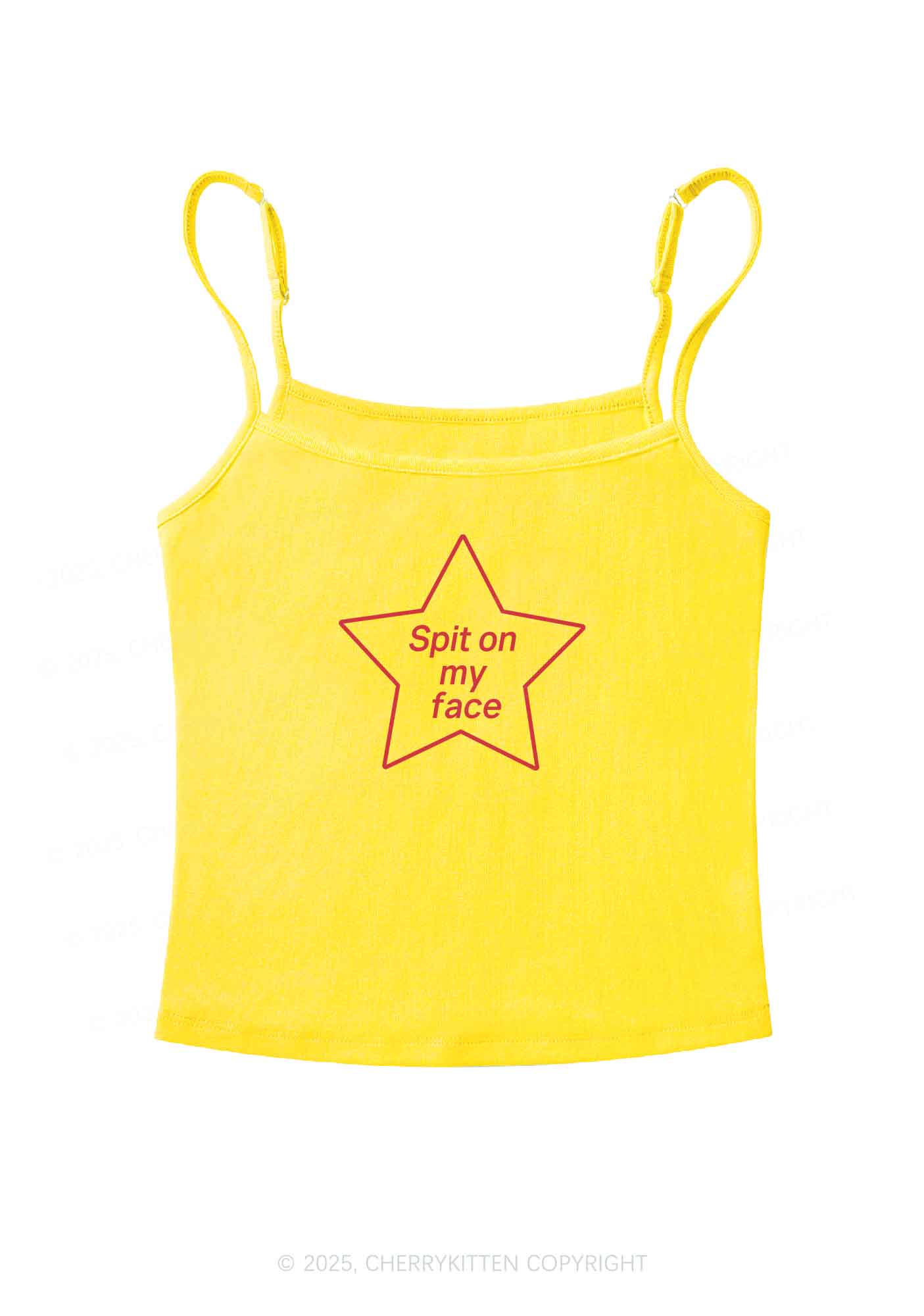 Spit On My Face Y2K Spaghetti Strap Cami Cherrykitten
