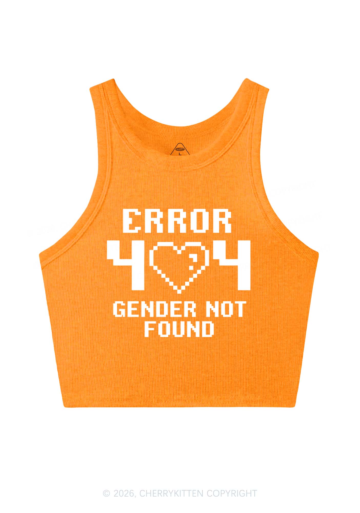 Gender Not Found Pride Y2K Crop Tank Top Cherrykitten