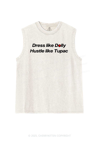 Dress Like Doll Y2K Washed Muscle Tank Cherrykitten