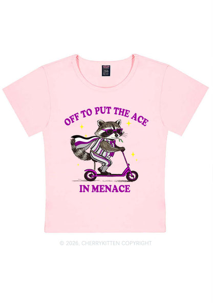 Put The Ace In Menace Pride Y2K Baby Tee Cherrykitten