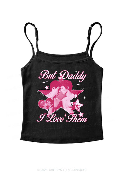 But Daddy I Love Them Star HR Y2K Spaghetti Strap Cami Cherrykitten