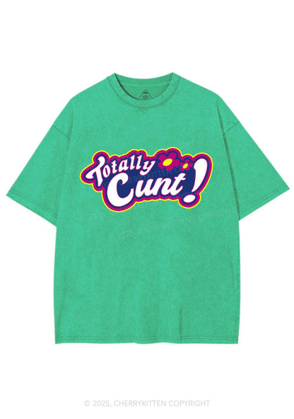 Totally Cxxt Y2K Shirts Washed Tee Cherrykitten