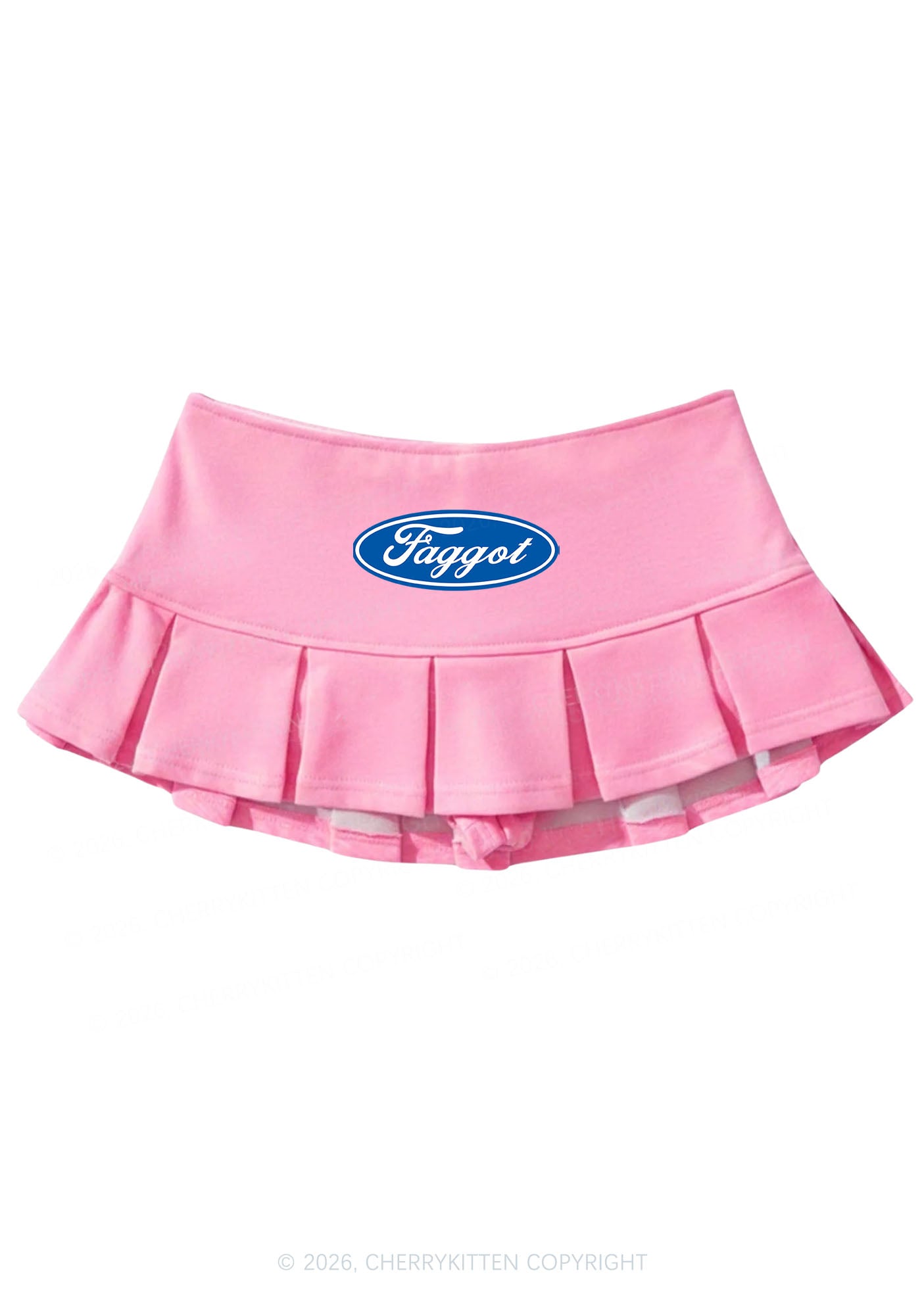 Faggot Pride Y2K Mini Pleated Skirts Cherrykitten