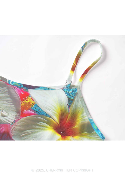 Blooming Floral Y2K Mesh Cami Tank Cherrykitten