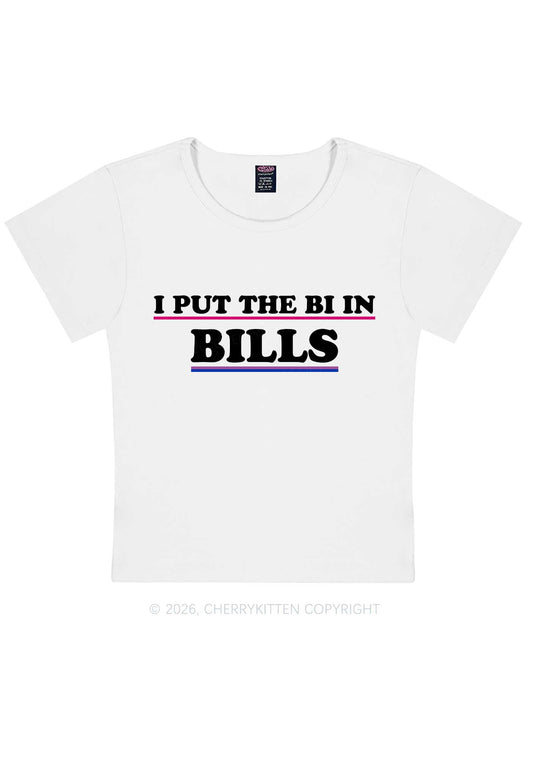 I Put The Bi In Bills Pride Y2K Baby Tee Cherrykitten