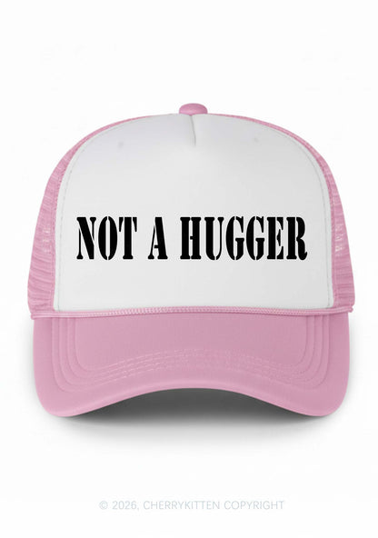 Not A Hugger Y2K Colorblock Trucker Hat Cherrykitten