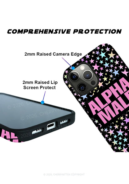 Black Alpha Male Pride Y2K Phone Case Cherrykitten