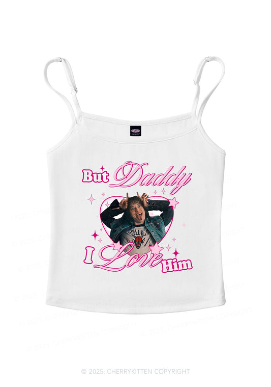 But Daddy I Love EM Y2K Spaghetti Strap Cami Cherrykitten