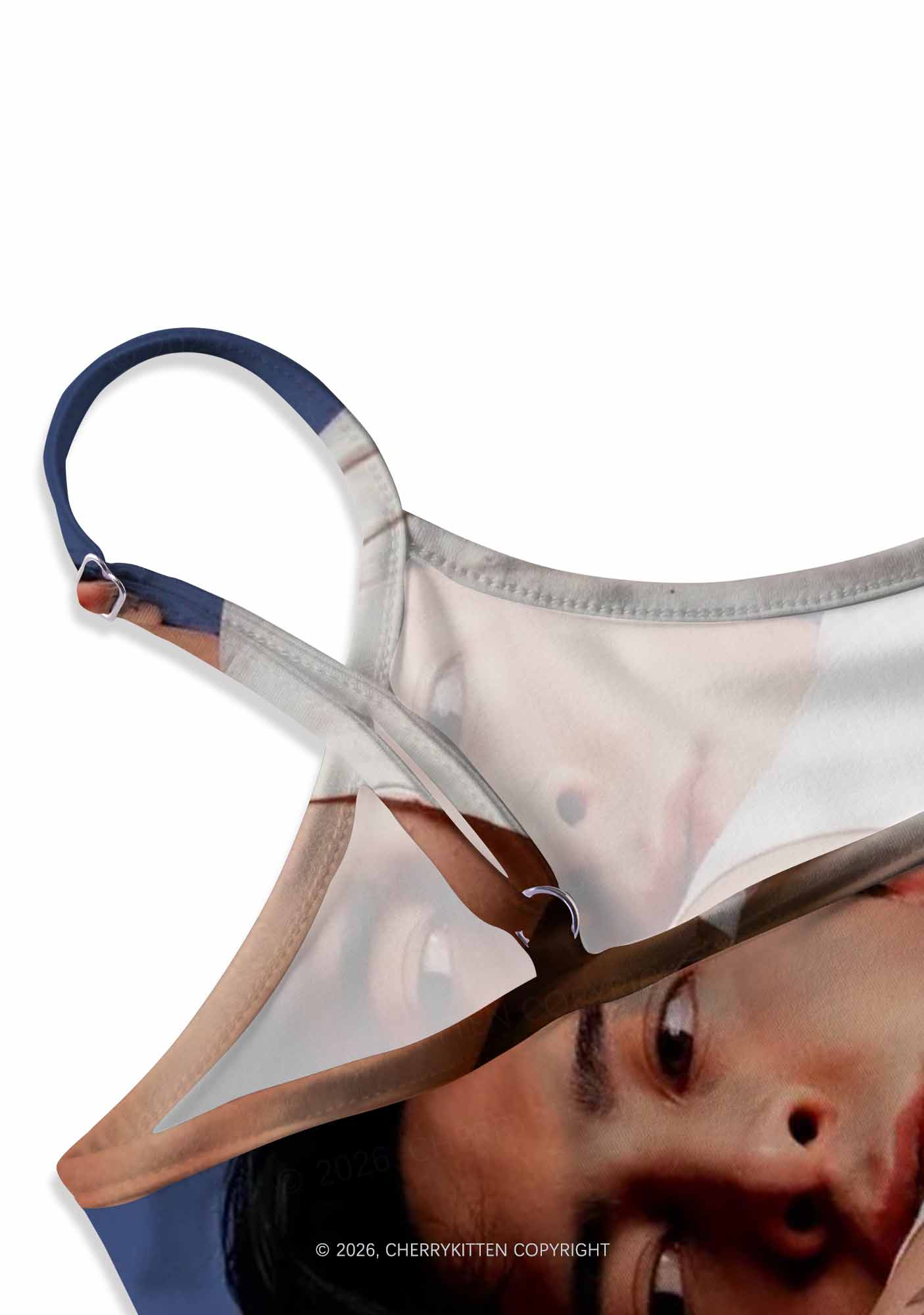 Back Hug HR Y2K Print Cami Crop Top Cherrykitten