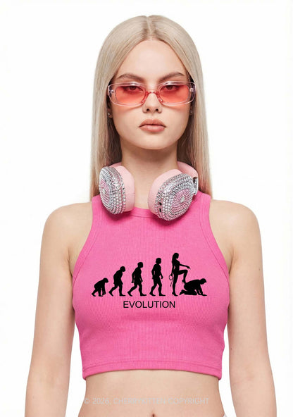 Female Evolution Y2K Crop Tank Top Cherrykitten
