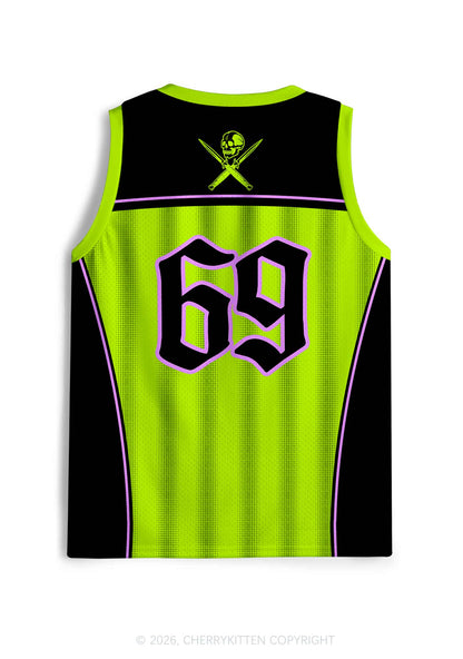 Green Better Faggot Than Fascist Pride Y2K Sport Jersey Tank Cherrykitten