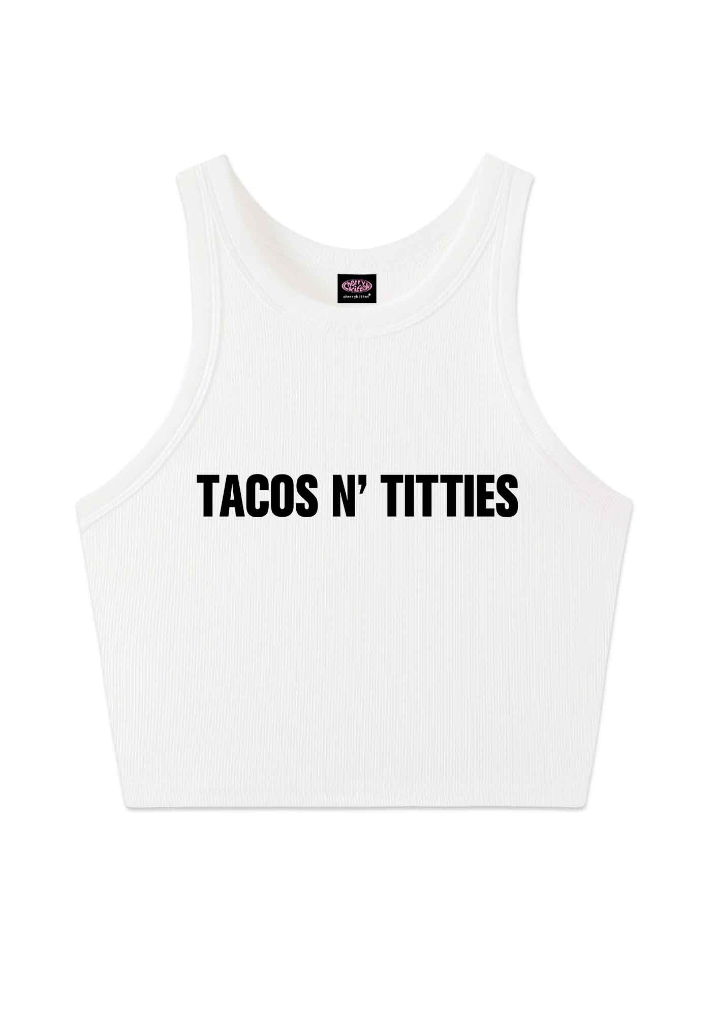 Tacos And Txtties Y2K Crop Tank Top Cherrykitten