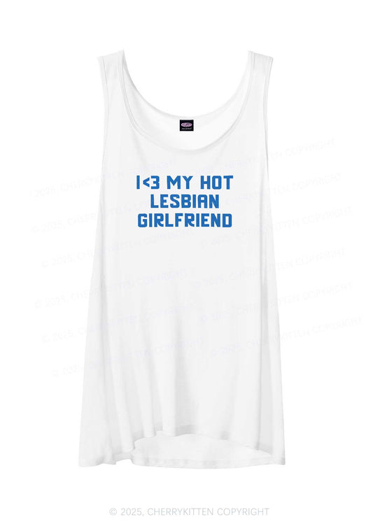 My Hot Lesbian GF Pride Y2K Sheer Boyfriend Tank Cherrykitten