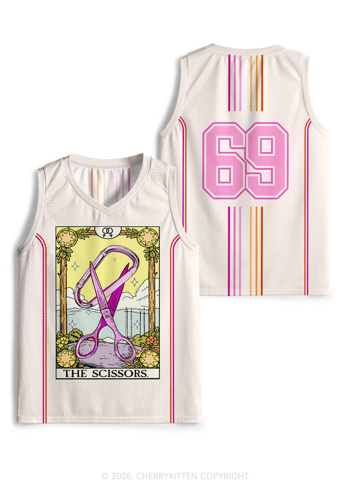 Scissors And Carabiner Pride Y2K Sport Jersey Tank Cherrykitten