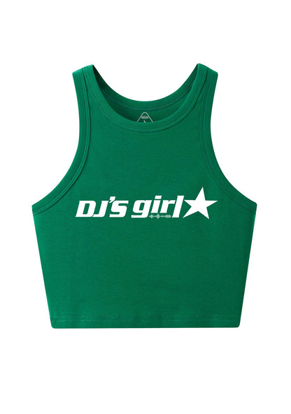 DJs Girl Y2K Crop Tank Top Cherrykitten