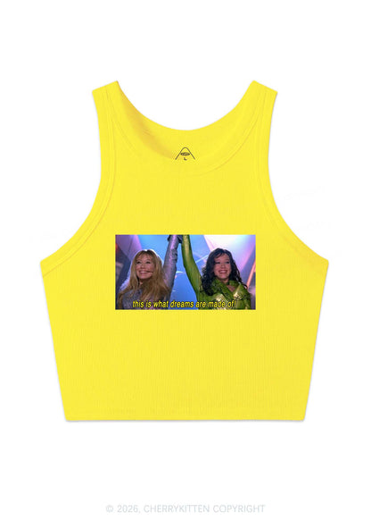 This Is What Dreams Are Y2K Crop Tank Top Cherrykitten