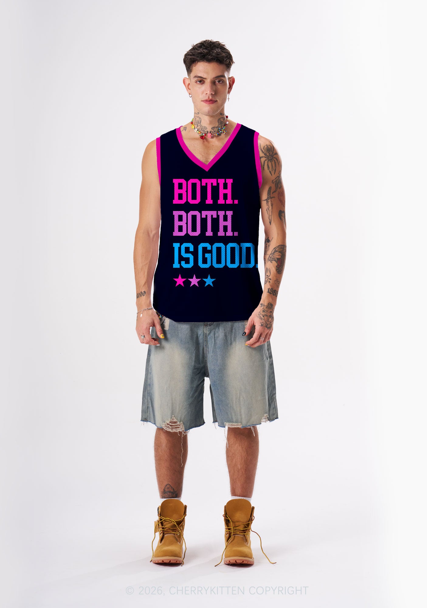 Both Is Good Pride Y2K Sport Jersey Tank Cherrykitten