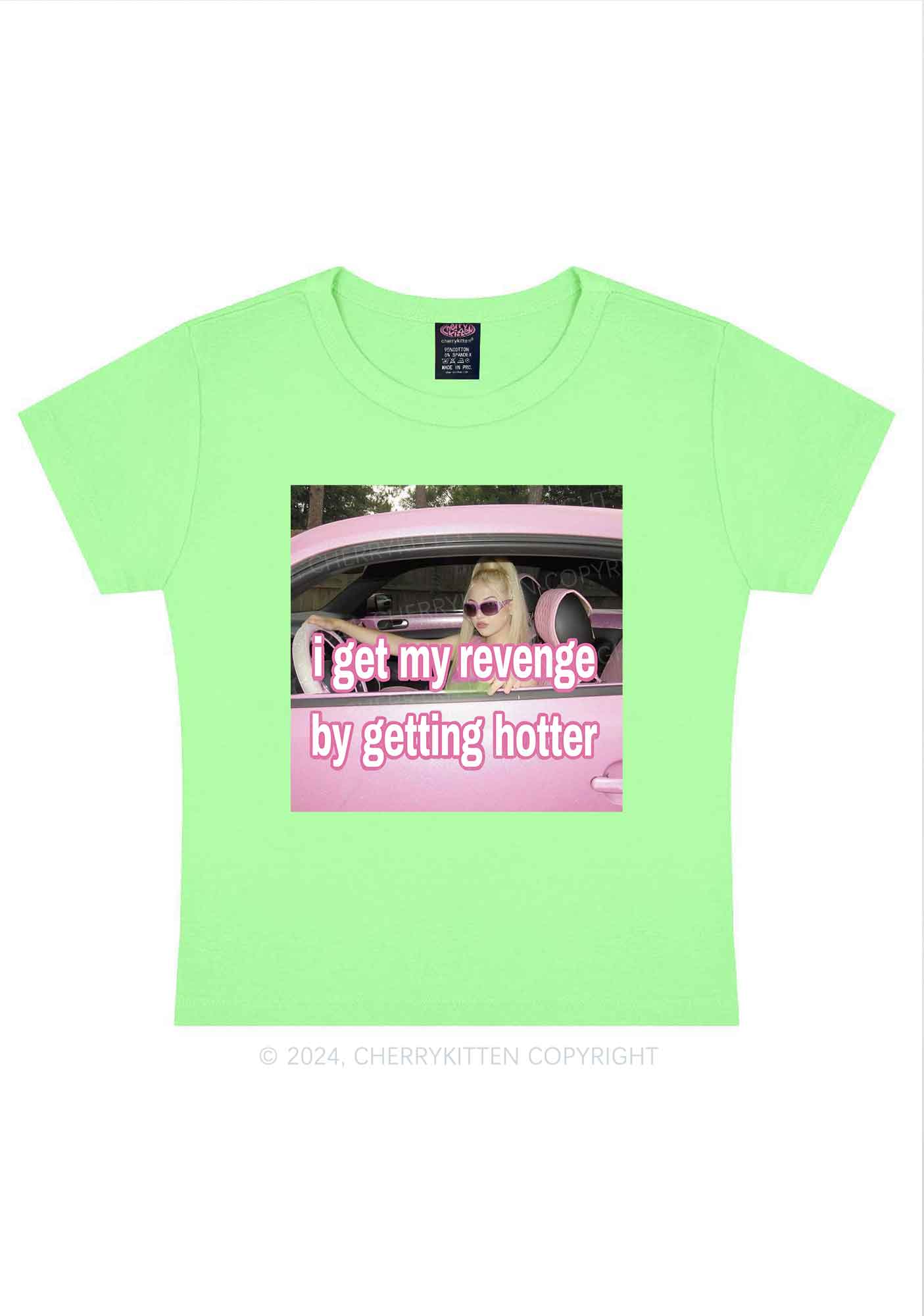 Get My Revenge Y2K Baby Tee Cherrykitten