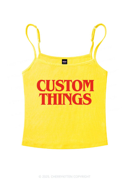 Custom Things Y2K Spaghetti Strap Cami Cherrykitten