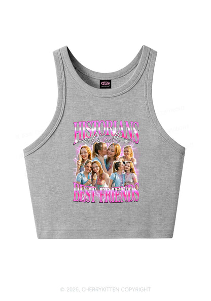Custom Best Friends Photos Pride Y2K Crop Tank Top Cherrykitten